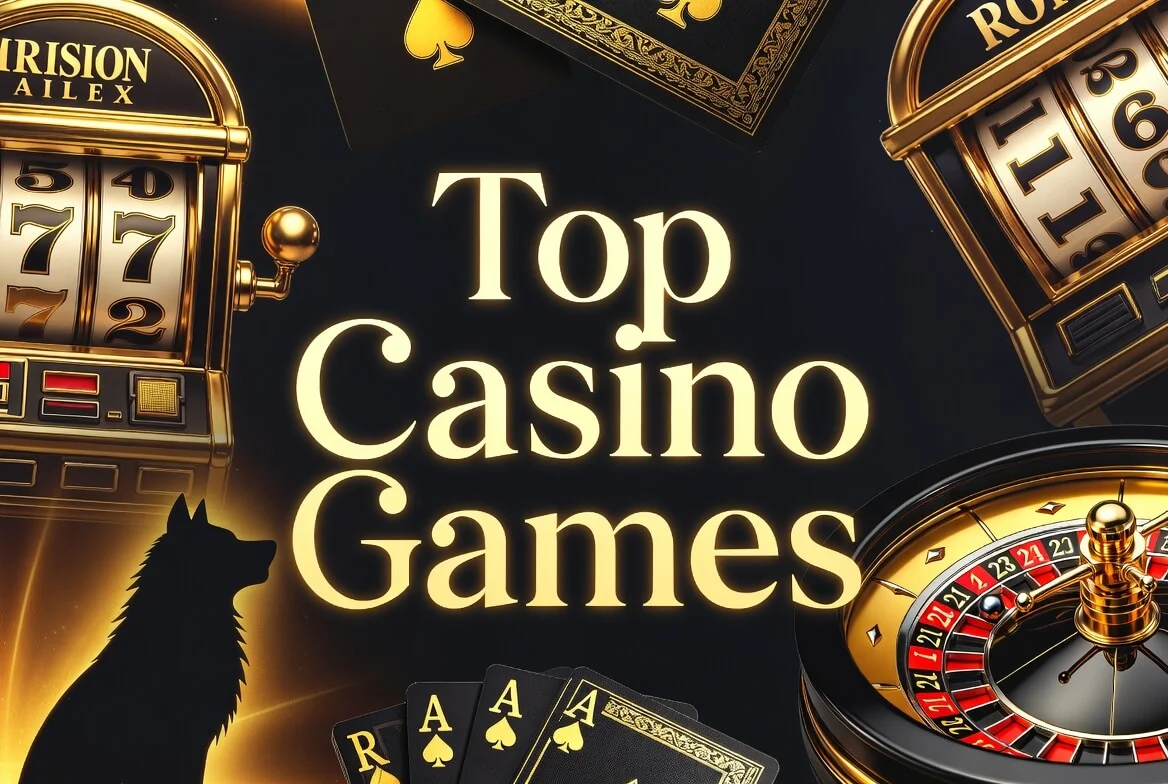 Wolf Winner Australia pokies and live casino lobby